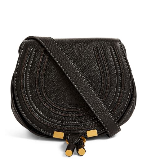 chloe mini marcie bag black|chloxc3xa9 mini marcie saddle bag.